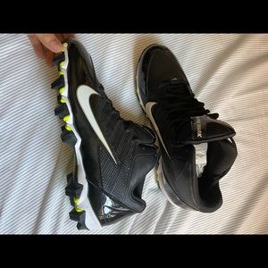 Black Nike football cleats